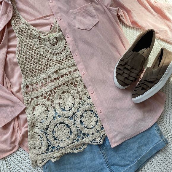 Oatmeal boho top - Picture 3 of 10